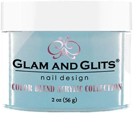 Glam and GlitsAcrylic Powder Color Blend Collection BL3027 Teal Of Approval 2 oz