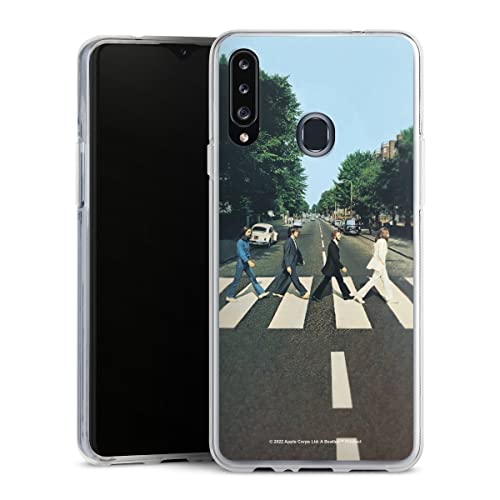 DeinDesign Coque en Silicone Compatible avec Samsung Galaxy A20s Etui Silicone Coque Souple Abbey Road The Beatles Musique - Les Beatles, Paul McCartney, John Lennon, RIngo Starr, George Harrison DeinDesign Coque en Silicone Compatible avec Samsung Galaxy A20s Etui Silicone Coque Souple Abbey Road The Beatles Musique