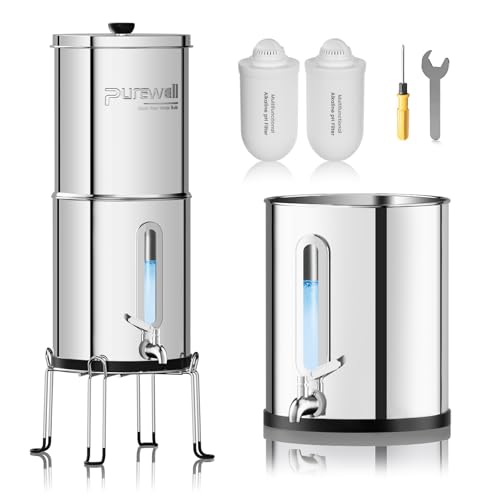 Purewell 9-Stage Gravity Water Filter System
