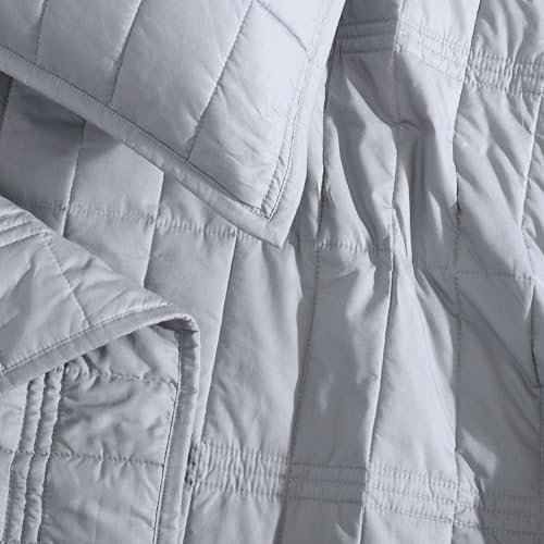 Linge de lit double bleu acier idéal pour dortoir et chambre