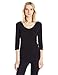 Majestic Filatures Women's Soft Touch Scoop-Neck Tee, Noir, 3
