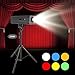 230W Stage Spotlight with Tripod, Manual Control Follow Spot Light, Multi-Color DJ Wash Light with Adjustable Aperture & Zoom for Wedding, Disco, Stage Shows, Concerts, Parties