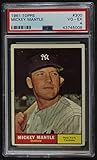 1961 Topps # 300 Mickey Mantle New York Yankees (Baseball Card) PSA PSA 4.00 Yankees