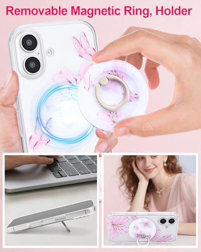 Coque iPhone 15 Plus esthétique à fleurs, le cadeau tendance idéal et mignon