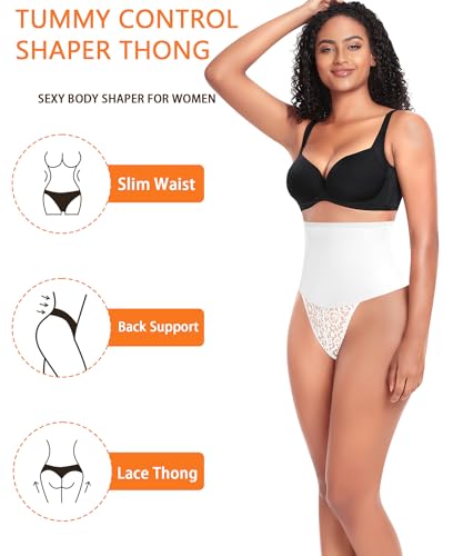 Image of Womens Thong Shapewear Mid to High Waisted Shaper Thong WN0017