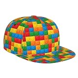 Building Blocks Baseball Cap for Men Women, Adjustable Snapback Hat, Casual Fashions Street Style Hats