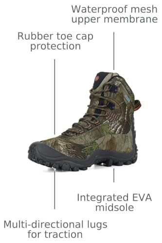 Image of XPETI Men's Thermator Mid-Rise Lightweight Hiking Insulated Non-Slip Outdoor Boots