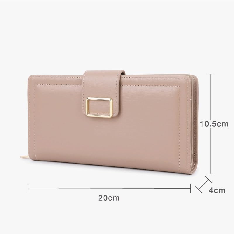 Fashion Women Wallets Long Tri-fold Wallet Purse Leather Female Clutch Card Holder(D)2