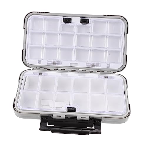 Toyvian 1Pc Fishing Accessories Storage Box Durable Tool Organizer for Hooks Baits and Tackle Supplies present for Fishing Enthusiasts