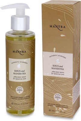 Mantra Herbal, Authentic Ayurveda, Khus and Manjistha Pitta Body wash, Free from All Harmful Chemicals (250 ml)