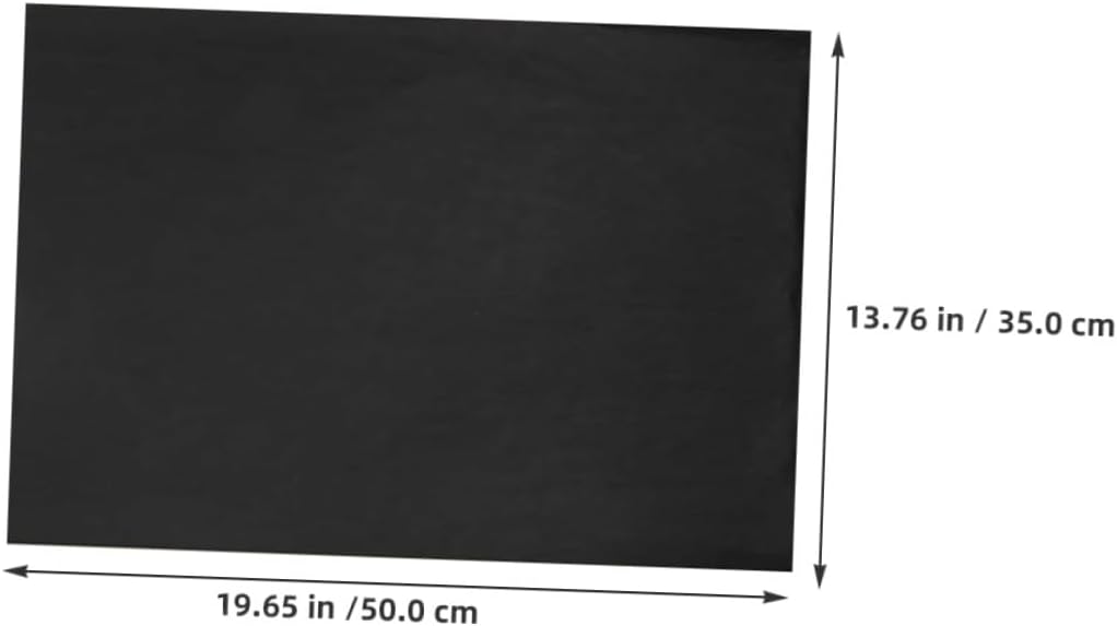 OSALADI 100 Sheets Black Tissue Wrapping Paper Bulk 35x50cm for Packaging DIY Crafts Wedding Birthday Party Decorations