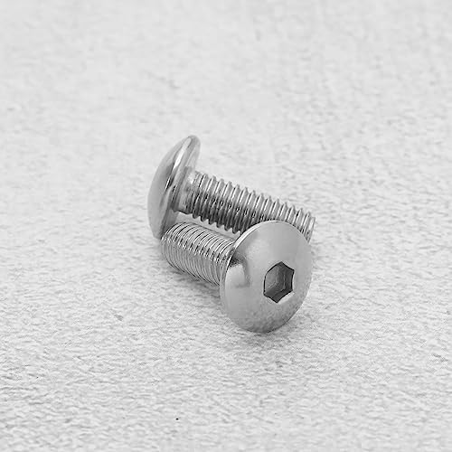 EMSea 20 Stück M6 x 16 mm Motorrad-Befestigungsschrauben Ersatz kompatibel mit Honda kompatibel mit Yamaha Motorrad-Verkleidungsschrauben