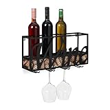 Todo a mano: gracias a los 4 soportes para copas de vino tendrás la copa de vino adecuada inmediatamente a mano