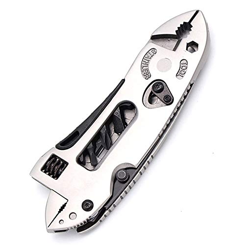 Multitool Schraubenschlüssel, Universalschlüssel Multi Funktions Handwerkzeuge 7-19mm mit 105° Schraubenschlüssel für Outdoor, Camping, Wandern Cover