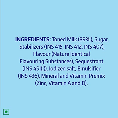 Image of Cavin's Vanilla Milkshake, Enriched with Zinc, Vitamin A & D for Immunity Support, No Added Preservatives, 1Litre, liquid