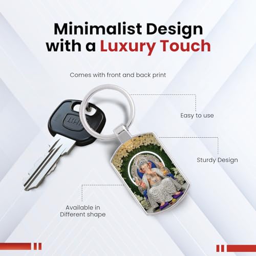 Image of Premium Printed Metal Keychain for Men & Women | High-Definition Artwork Print | Durable Key Ring for Car, Bike, Home & Office Keys | Stylish Decorative Key Holder Gift