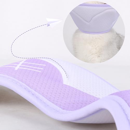 Coleira para animais de estimação com proteção de pescoço,Cone anti-lambe para cães respirável | Col
