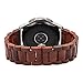 Kinobo Band 22mm Compatible with Samsung Galaxy Watch 3 45mm / Gear S3 Frontier Smartwatch 46mm Lightweight Wood Watchband Quick Release Strap Replacement Bracelet Wristband (Sandalwood-22MM)