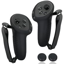 Controller Grip Sleeve Compatible with Meta Quest 3/Quest 3s, VR Controllers Non-slip and Sweat Resistant Straps Silicone Covers for Better Comfort