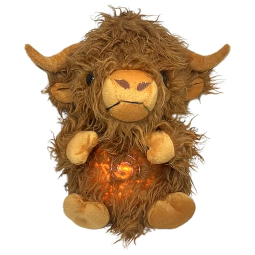De Highlands - De Las Tierras Altas Ted-dy | Regalos De De Las Tierras Altas para Mujeres | Animal De Peluche De De Las Tierras Altas con Luces Musicales Y Movimiento De