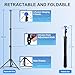 ITEFDTUTNE IV Pole Portable IV Pole with Drip Bag Stand, Foldable IV Pole Stand 27 to 83