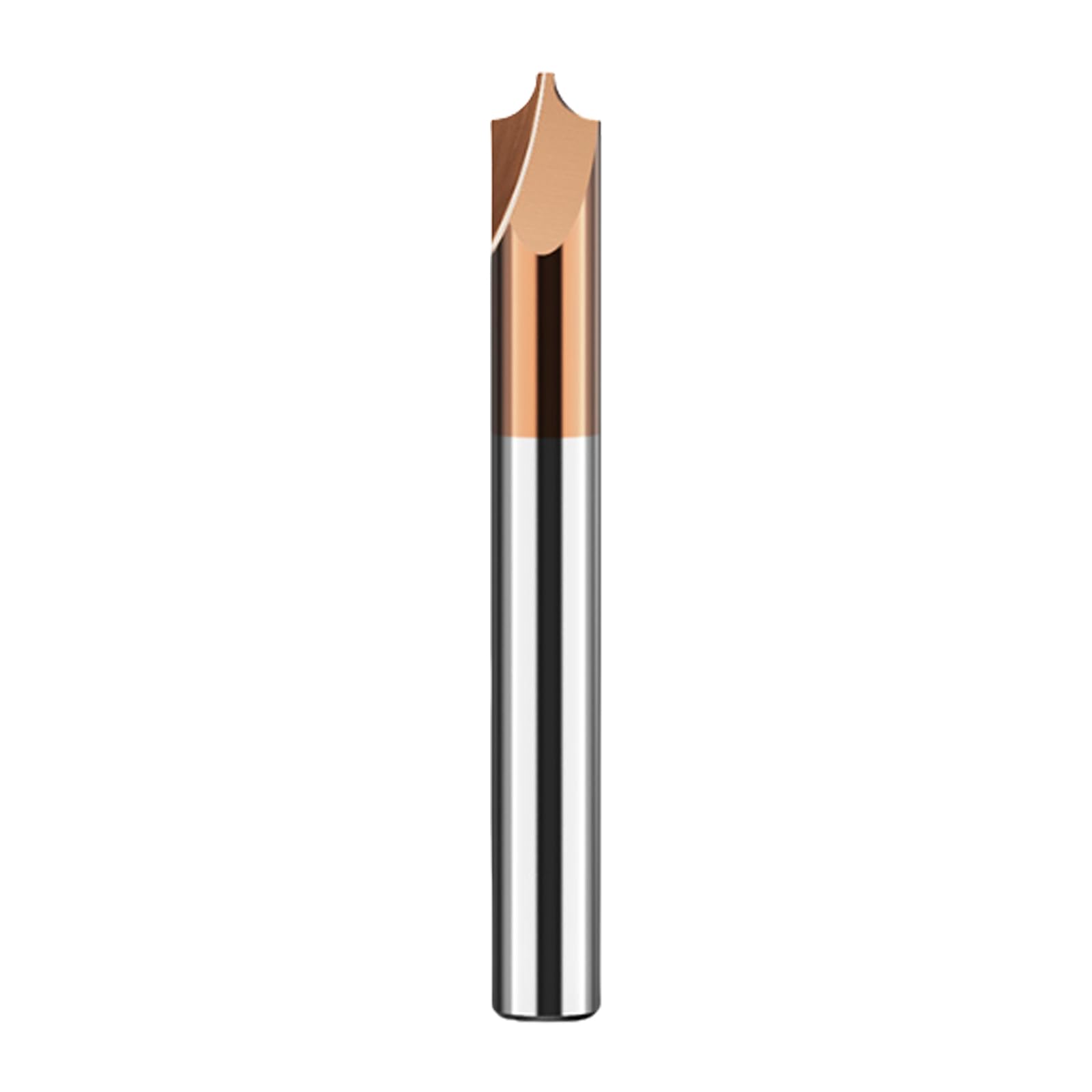 Kalttoy R2.5x8x60x4t Tungstenic Metal Milling Cutter 4 Flutes Chamfering Forming End Mill Deburring Tool For Professional Mechanical Work Tungstenic Metal End Mill