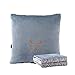 Almohada Manta Cojines, Multifuncional Funda Cojin Amortiguador De La Manta 2 En 1 Algodón Cristal Mantas De Terciopelo 15 X 15 Pulgadas for El Coche Ministerio Del Interior Sofá Road Trip Esencial