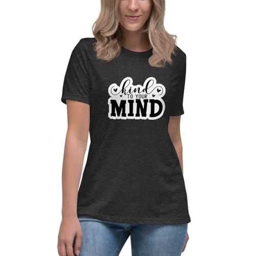 Mental health awareness shirt t-shirt anti-stress femme au message positif