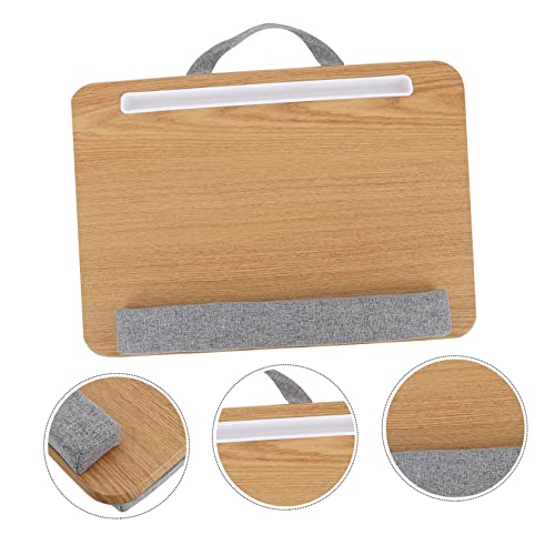Bureau pliable pour ordinateur portable kaki SEWACC réglable - 4
