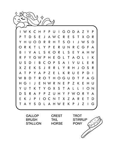 Unicorn Activity Book for Kids Ages 6-8: Unicorn Coloring Book, Dot to Dot, Maze Book, Kid Games, and Kids Activities 7 41OaG8cennL
