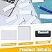 SHENLIU 16 Pcs Name Tag, 1 x 3 Inch Blank Name Badges with Pins DIY Blank ID Name Badge for Office Workers Students Personalized Badges Making