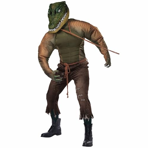 California Costumes Mens Gator Man Adult Costume Size S/M,Green
