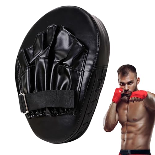 Focus Mitts Training - Manoplas de Boxeo curvadas de 25 x 18 x 7 cm, Objetivos de Mano Acolchados Gruesos, Guantes de Boxeo curvos y Transpirables, Almohadillas de | Almohadillas Ajustables para