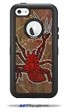 Weaving Spiders - Decal Style Vinyl Skin fits Otterbox Defender iPhone 5C Case - (CASE NOT INCLUDED)