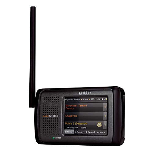 Uniden HomePatrol2 Color Touchscreen Simple Program Digital Scanner, TrunkTracker V and S,A,M,E, Emergency/Weather