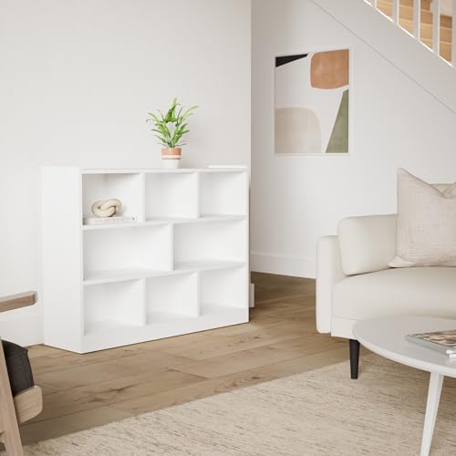 image for Costzon Kids Toy Organizers and Storage, Wooden 3 Tier Bookshelf with 