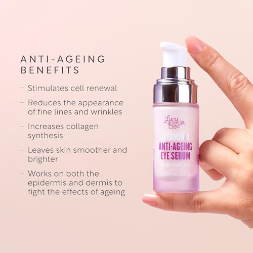 Lucy Bee Anti-Ageing Eye Cream with Vegan Retinol Alternative, Firms, Brightens, Conditions & Soothes Sensitive Skin - Image 2