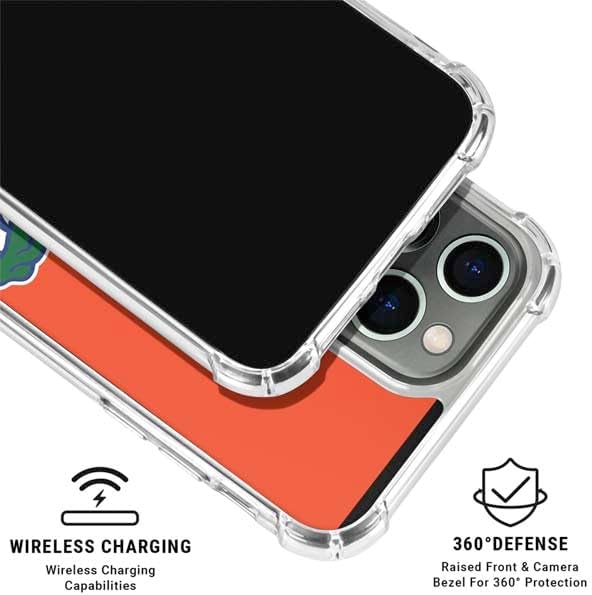 Skinit Clear Phone Case Compatible with iPhone 16 Pro Max - Officially Licensed University of Florida Gators Mascot Logo Design