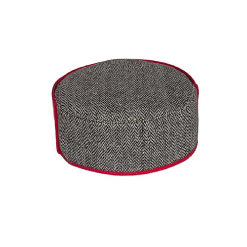 Image of Vastraa Fusion Himachali Topi for Men | Nepali Headwear | Traditional Kullu Cap | Pahadi Topi | Kashmiri Hat | Wool Handcrafted Ethnic Wear