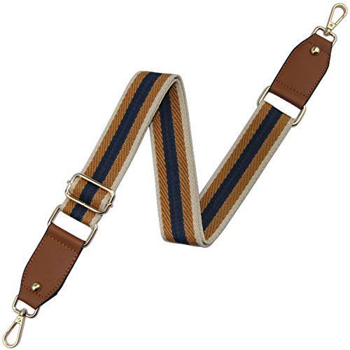 Image of Duwi Wide Handbag&Purse Strap Jacquard Woven Guitar Style Replacement Strap Multicolor Canvas Adjustable Crossbody Bag Strap