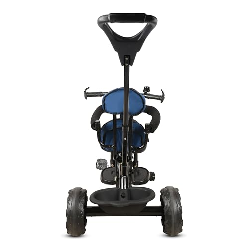 Image of Tricycle 1 Years to 5 Years with Removable Safety Guard and Parental Control Back Side Push Handle with Rubber Tyre for Kid's CR07 (Green)