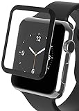 ZAGG InvisibleShield Luxe Screen Protector for Apple Watch Series 2 (38mm) - Black