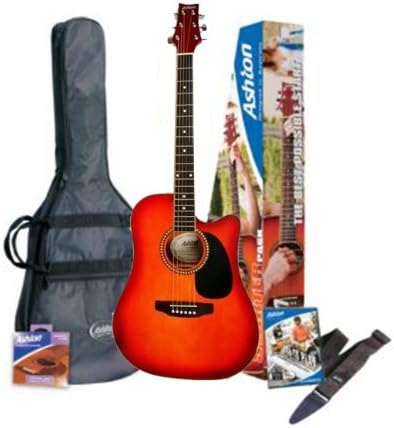 Ashton acoustic guitar with built in tuner Clearance