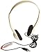 Califone CA-2 Individual Stereo Headphones with Resealable Storage Bag, Adjustable, Beige