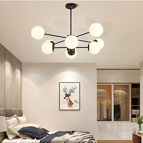 Lámpara Sputnik de 6 luces ajustable para iluminar zonas oscuras del salón 2