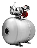 Red Lion RJS-75SS/RL15HS 115/230 Volt 3/4 HP, 12.8 GPM Stainless Steel Shallow Well Jet Pump and 15 Gallon Tank System, Stainless Steel, 602240