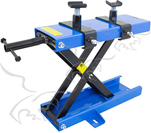 Soporte elevador de motos 500 Kg Caballete con sistema tijera. Mesa elevadora motocicletas