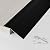 BIUBPW Cuttable Floor Transition Strip 36in Aluminium Floor Edging Trim Strip, 3in Wide Threshold Reducer for Doorways, Uneven Floors Transition(Black,100cm/40in)
