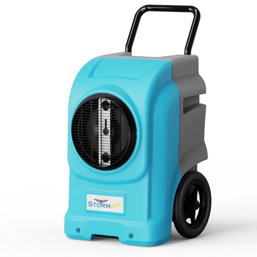 Image of ALORAIR 270 PPD LGR Commercial Dehumidifier with Pump & Drain Hose, Portable Industrial Dehumidifiers with Wheels for Water Damage Restore, Basement, Garage, 6 Years Warranty