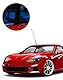 QWORK® Autoantenne, Autoradio Antenne Dachantenne, Starke FM/DAB Empfangsfunktion, inklusive M4 M5 M6 Schrauben, 40cm